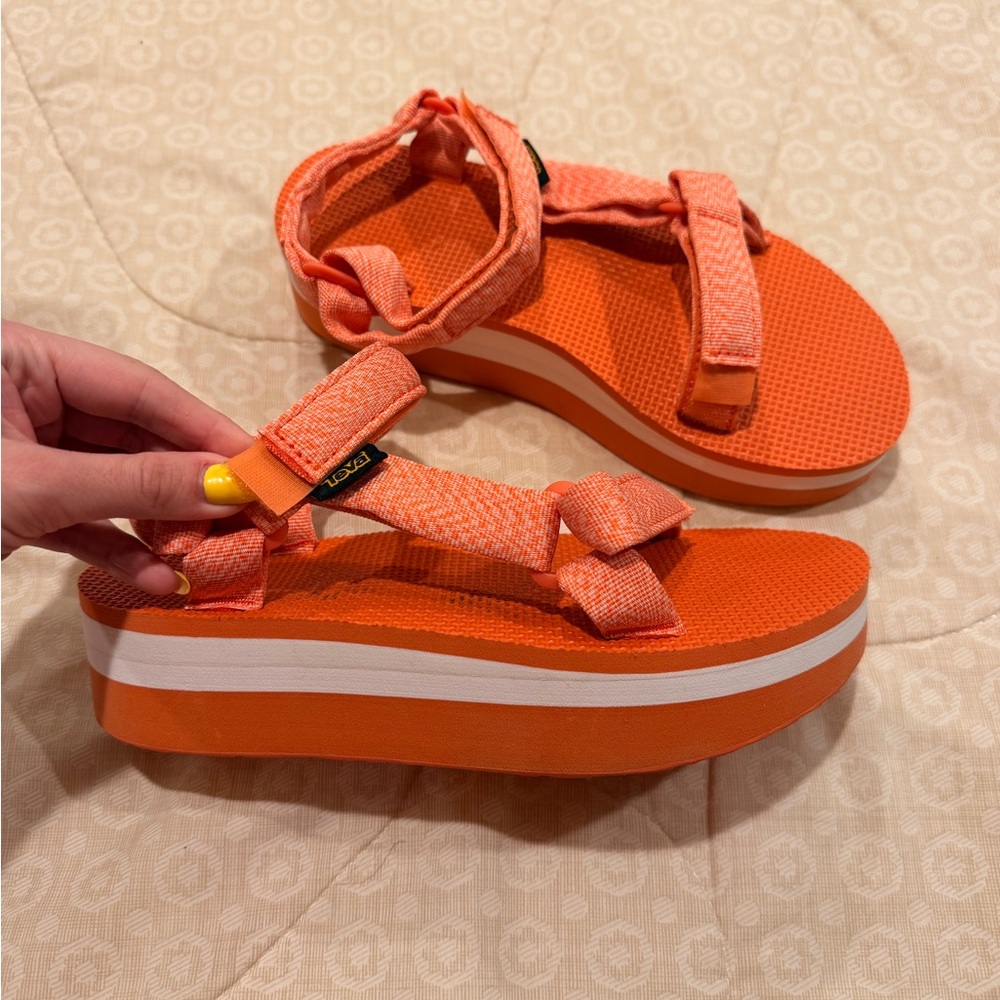 Teva coral sandals